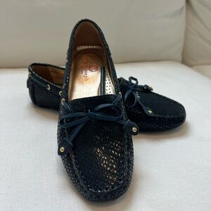 Marc Joseph leather Moccasin - Navy